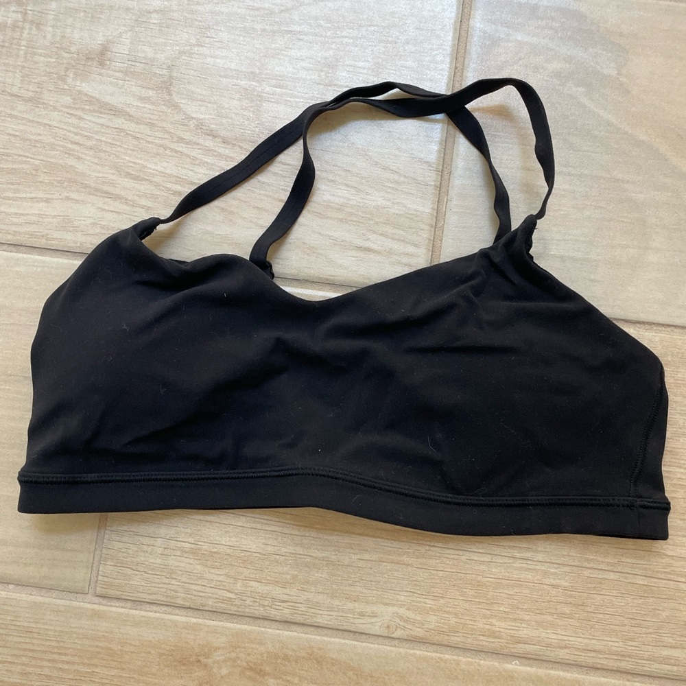 Athleta sports bra sz sm in black